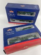 TWO BACHMANN BRANCH-LINE TRAIN SETS, viz. 31-4626 Class 411 4-Car EMU trains in SR green (2)