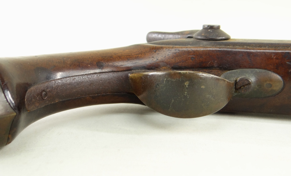 FRENCH MODEL 1822 TYPE PERCUSSION SERVICE PISTOL, 20cms sighted barrel, various stamps to the - Image 9 of 9