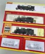 FIVE HORNBY 00 GAUGE STEAM LOCOMOTIVES, comprising R2912 Thompson L1 9001 2-6-4T loco in LNER green,