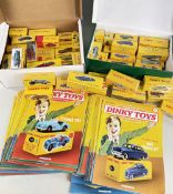 COMPLETE SET OF 70 TOY REISSUED DINKY BOXED VEHICLES WITH THEIR MAGAZINES, De Agostini 'Classic