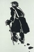 ‡ SIR KYFFIN WILLIAMS RA linocut print