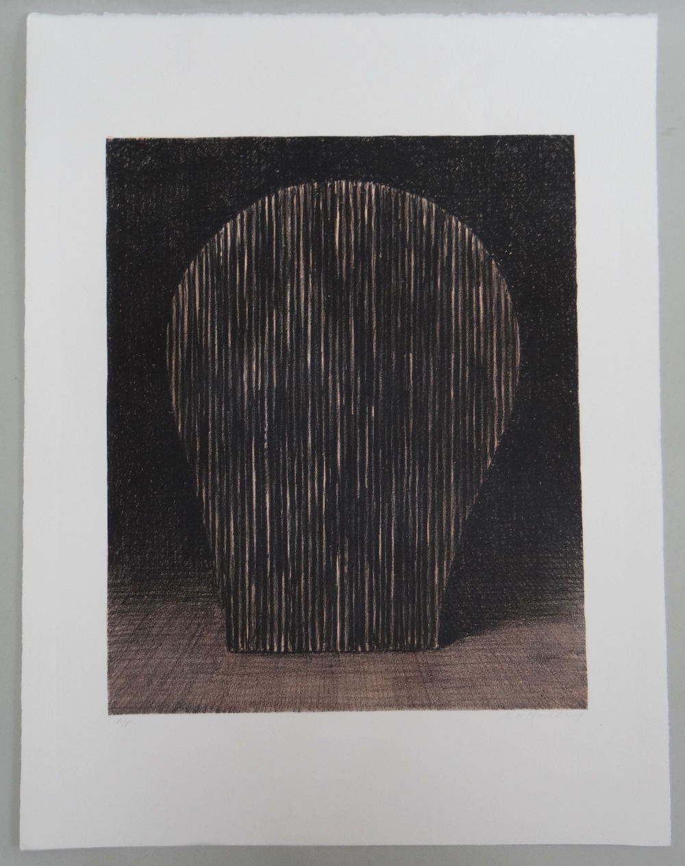 ‡ HARRY HOLLAND artist's proof monochrome print on cream paper - Image 2 of 2