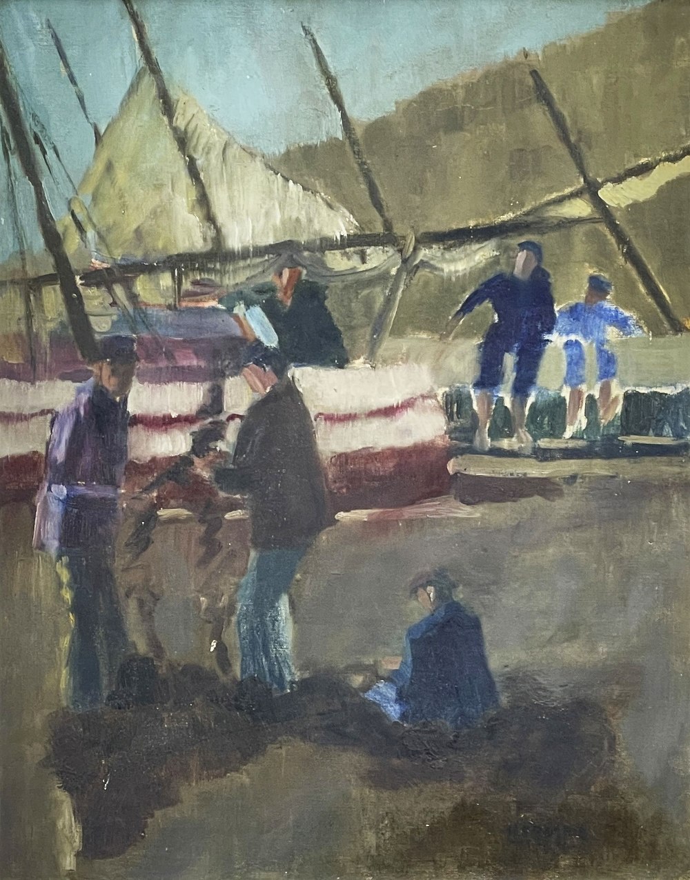 ‡ JOSEF HERMAN OBE RA oil on board