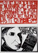 ‡ PAUL PETER PIECH two-colour lithograph