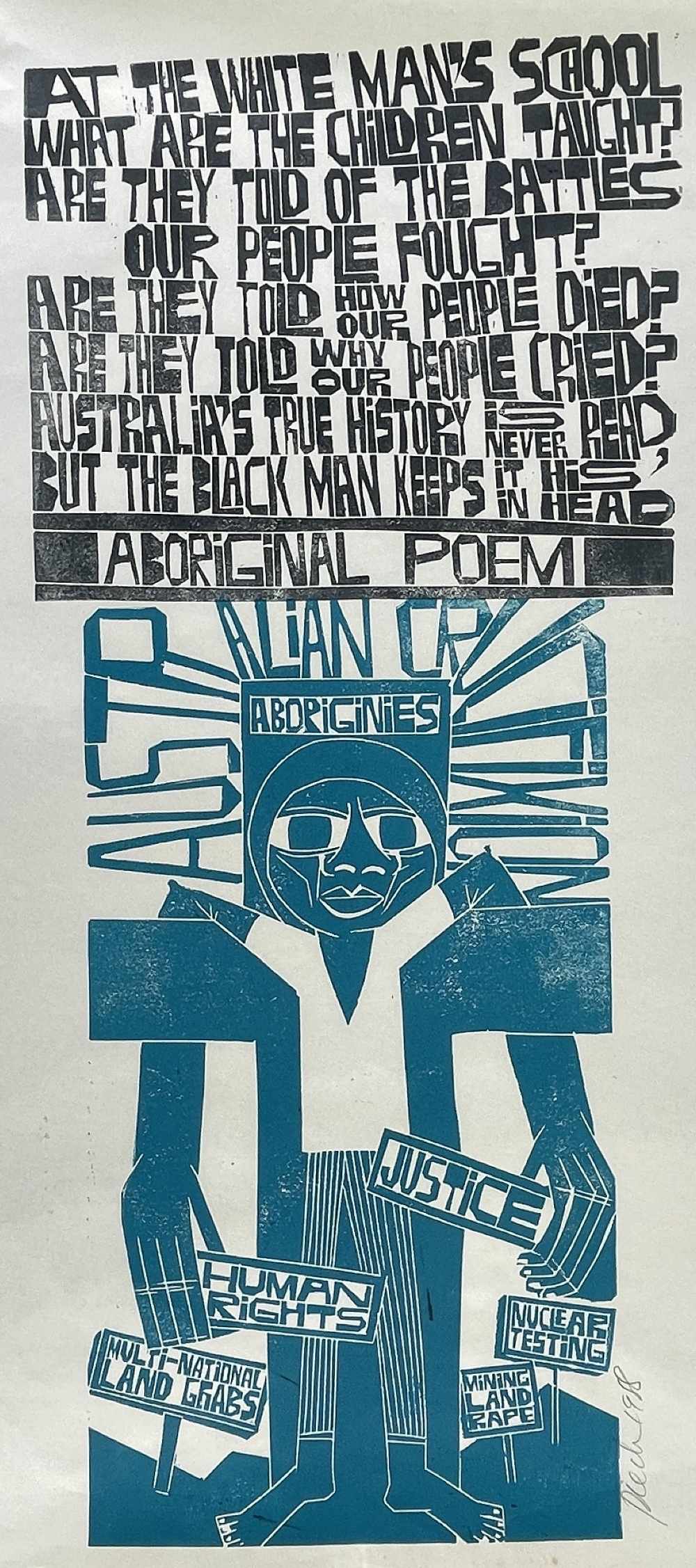 ‡ PAUL PETER PIECH two-colour lithograph