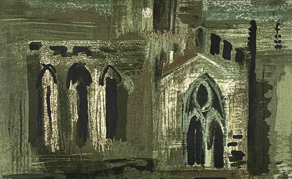 ‡ JOHN PIPER screenprint on cotton