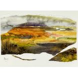 ‡ MEURIG JENKINS watercolour and collaged construction