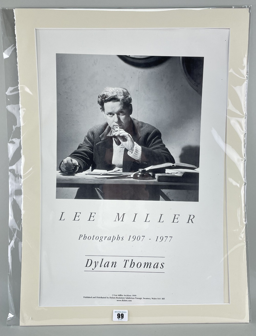 LEE MILLER / JOHN DEAKIN / UNKNOWN Dylan Thomas photographic posters - Image 3 of 4