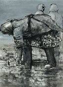 ‡ ANDREW DOUGLAS-FORBES watercolour and ink
