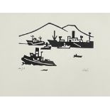 ‡ SIR KYFFIN WILLIAMS RA limited edition artist proof linocut of 80