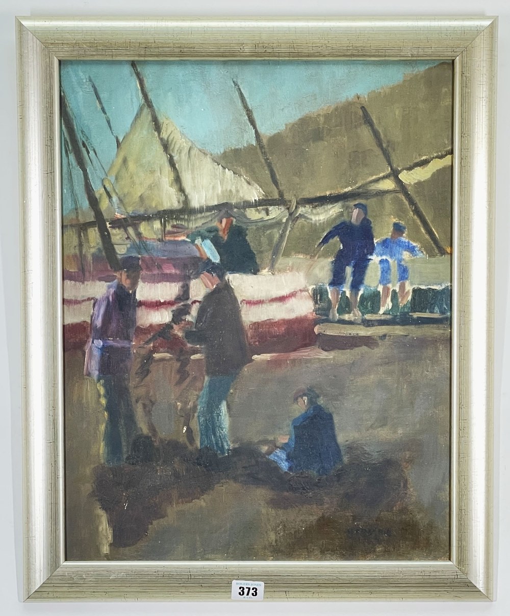 ‡ JOSEF HERMAN OBE RA oil on board - Image 2 of 2