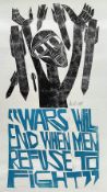 ‡ PAUL PETER PIECH two-colour lithograph