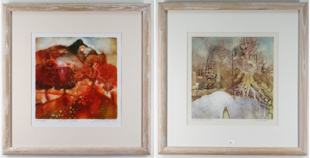 ‡ SARA PHILPOTT two coloured prints