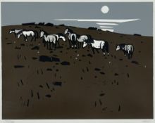 ‡ SIR KYFFIN WILLIAMS RA limited edition (72/100) linocut