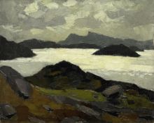 ‡ SIR KYFFIN WILLIAMS RA oil on canvas