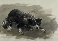 ‡ SIR KYFFIN WILLIAMS RA colourwash and pencil