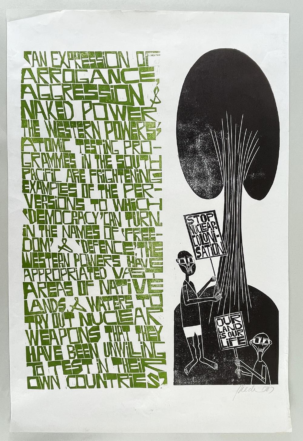 ‡ PAUL PETER PIECH two-colour lithograph - Image 2 of 3