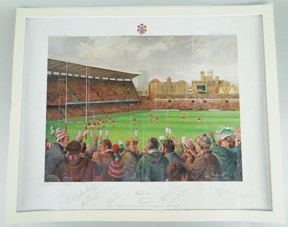 WESTERN MAIL & ALLAN FEARNLEY Welsh Rugby Union prints - Image 3 of 4