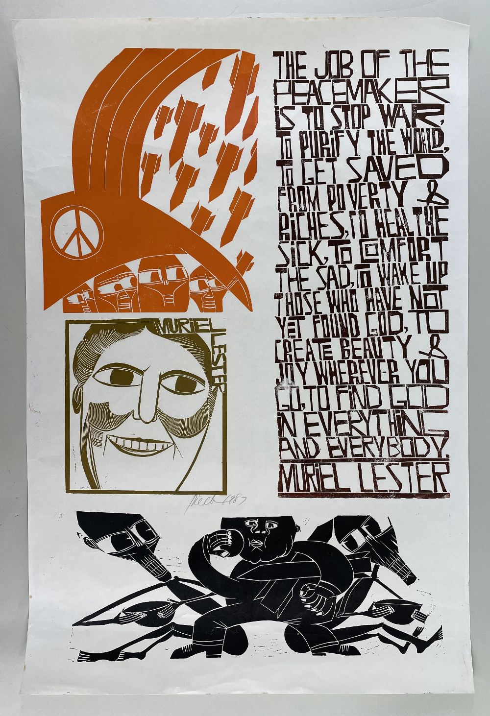 ‡ PAUL PETER PIECH four-colour lithograph - Image 2 of 2