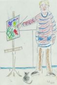 ‡ JACK JONES crayon and pencil