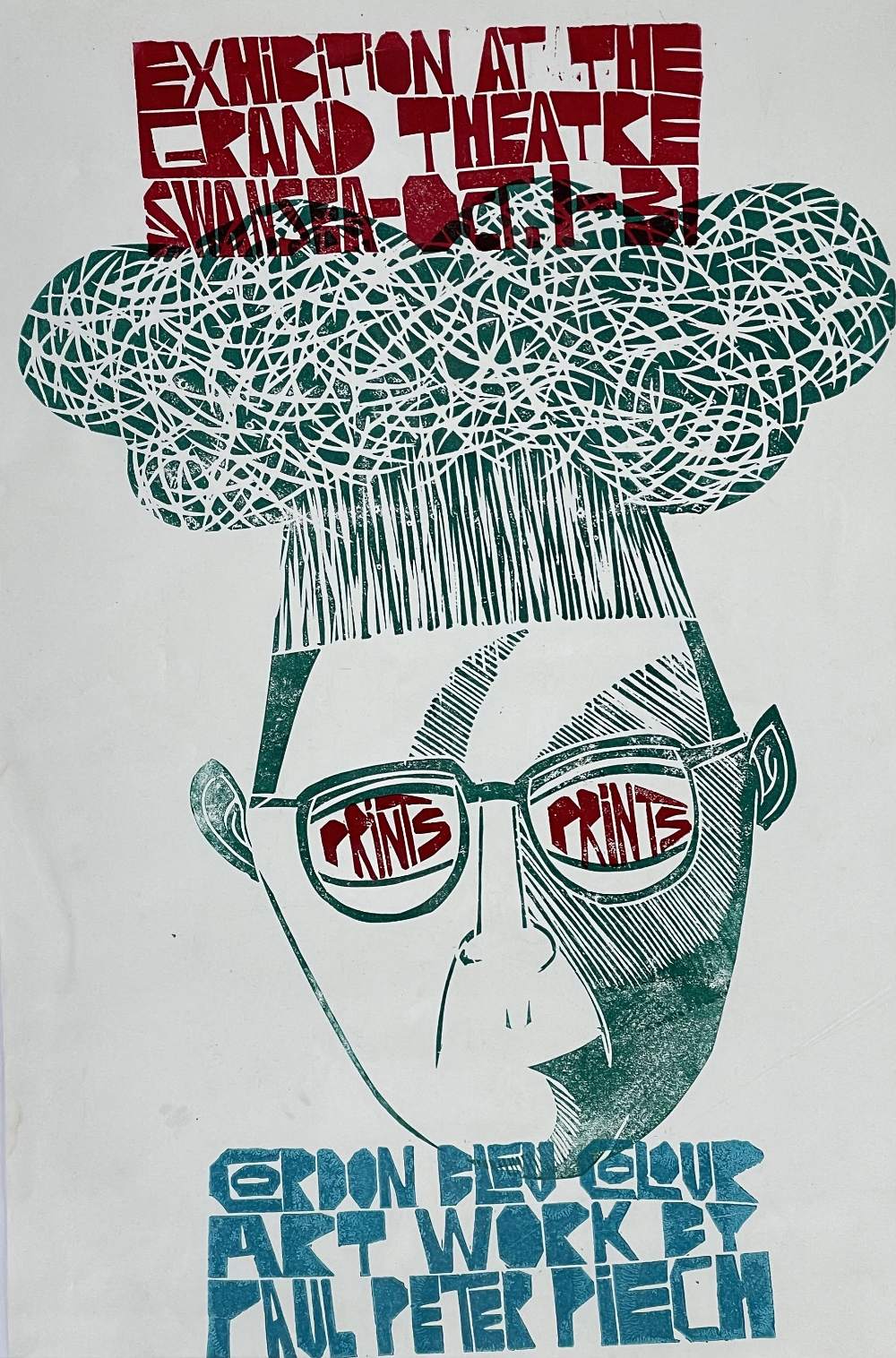 ‡ PAUL PETER PIECH three-colour lithograph