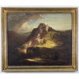 ATTRIBUTED TO JAMES FRANCIS DANBY oil on canvas