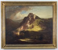 ATTRIBUTED TO JAMES FRANCIS DANBY oil on canvas