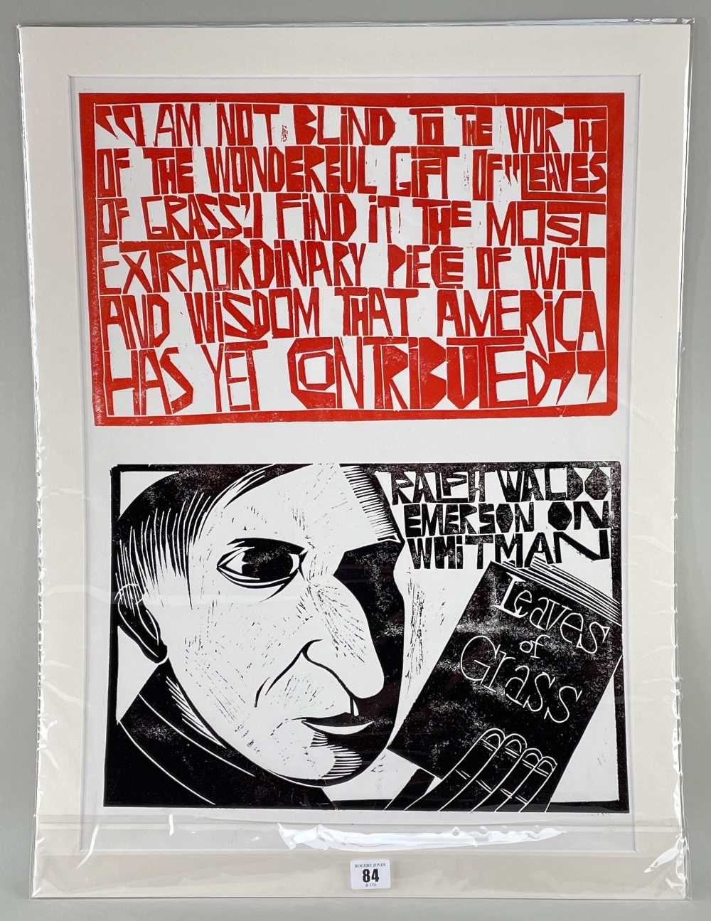 ‡ PAUL PETER PIECH two-colour lithograph - Image 2 of 2