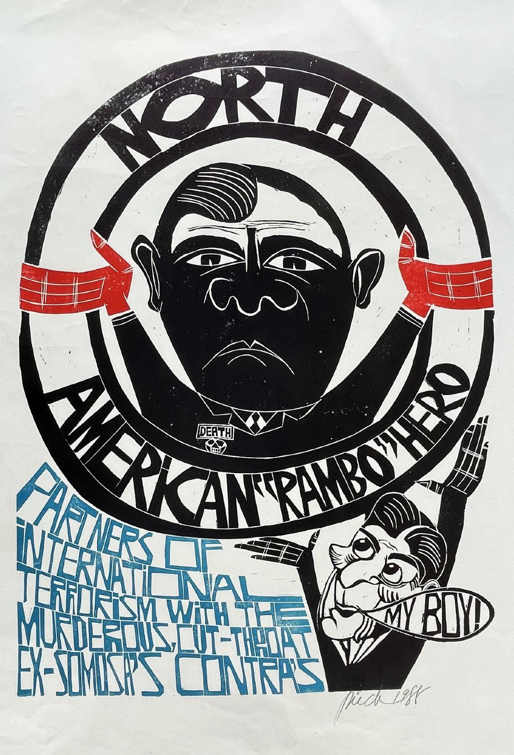 ‡ PAUL PETER PIECH three-colour lithograph