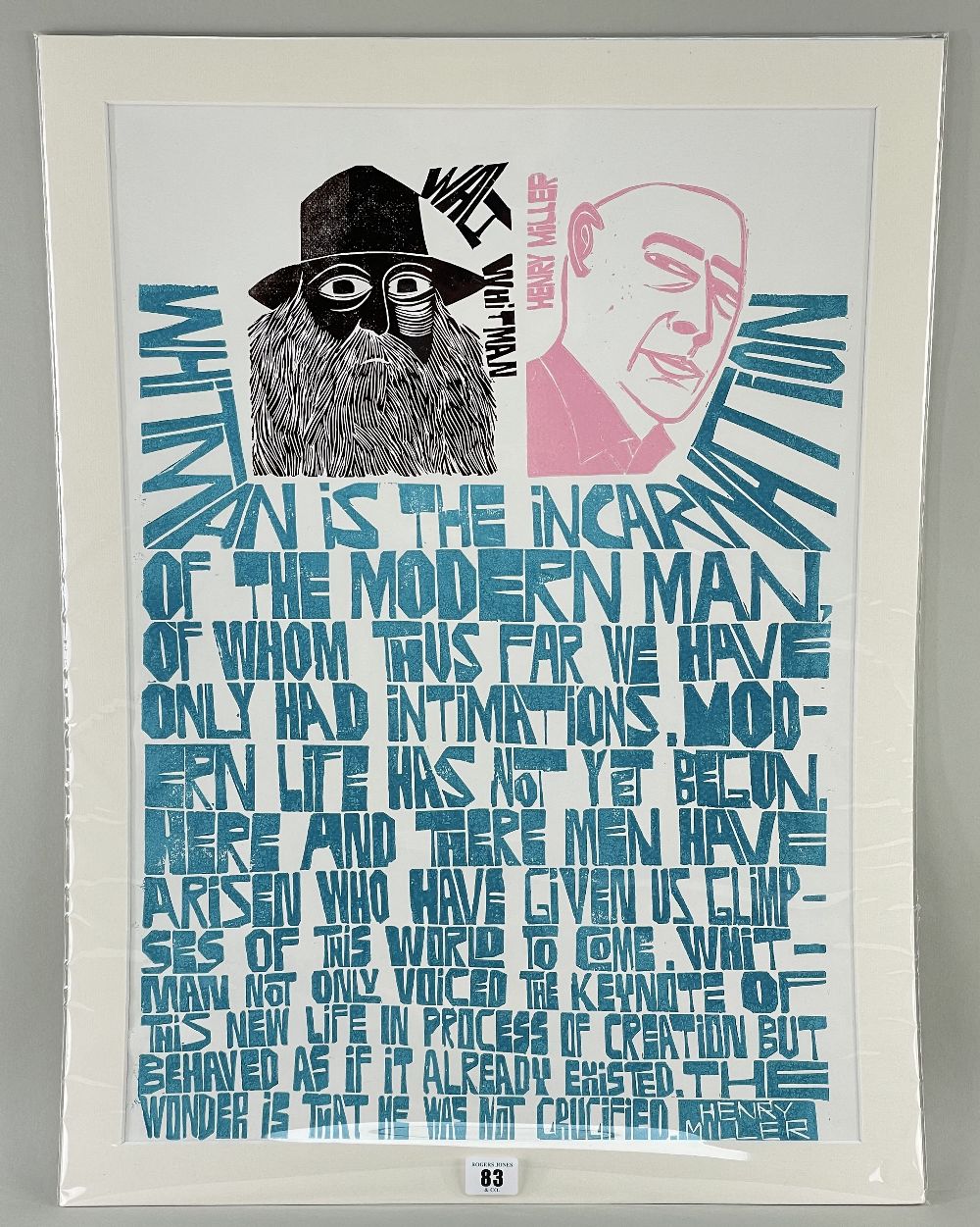 ‡ PAUL PETER PIECH three-colour lithograph - Image 2 of 2