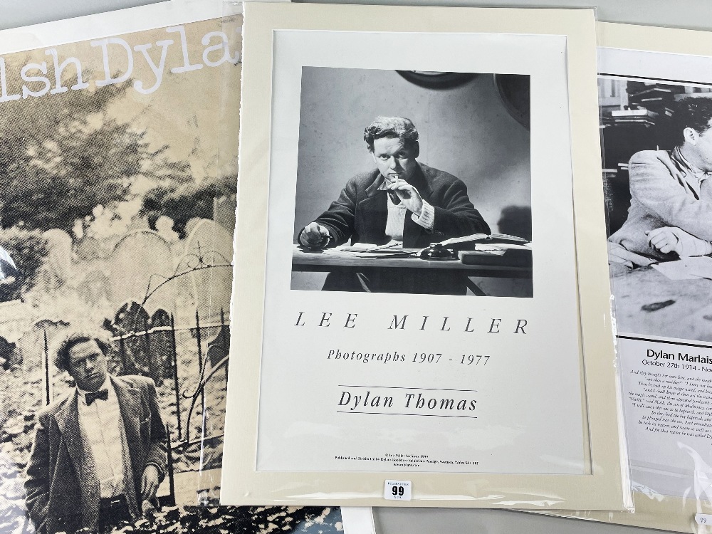 LEE MILLER / JOHN DEAKIN / UNKNOWN Dylan Thomas photographic posters