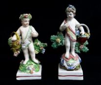 SWANSEA CAMBRIAN POTTERY FIGURES c.1800