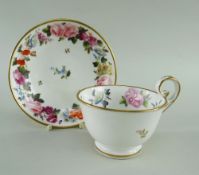 NANTGARW CUP & SAUCER c.1818-1820