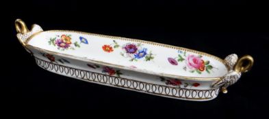 RARE SWANSEA PORCELAIN PEN TRAY c.1815-1817