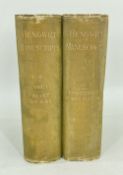 TWO VOLUMES RELATING TO THE HENGWRT Edited / translated by Rev. Robert Williams