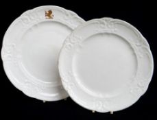 TWO NANTGARW PORCELAIN PLATES c.1815