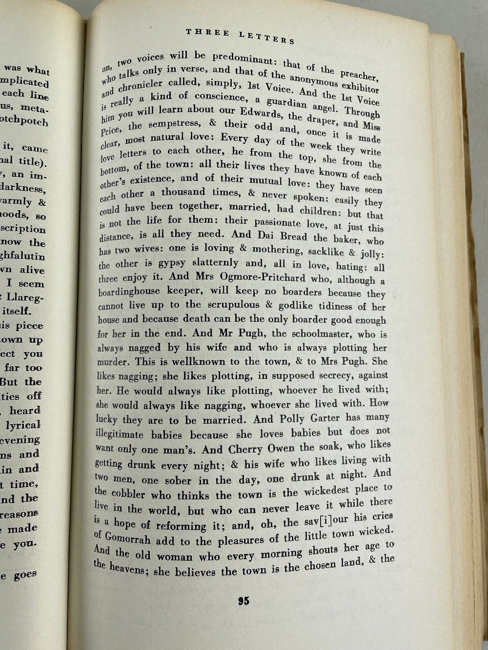 DYLAN THOMAS: FIRST PRINTING OF UNDER MILK WOOD & OTHER 1ST EDITIONS - Image 5 of 13