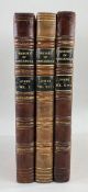 THREE FINELY BOUND VOLUMES OF 'THE HISTORY OF BRECKNOCK' 1805, 1809, 1809, Theophilus Jones