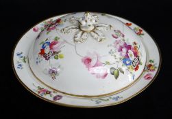 SWANSEA PORCELAIN MUFFIN DISH c.1815-1817