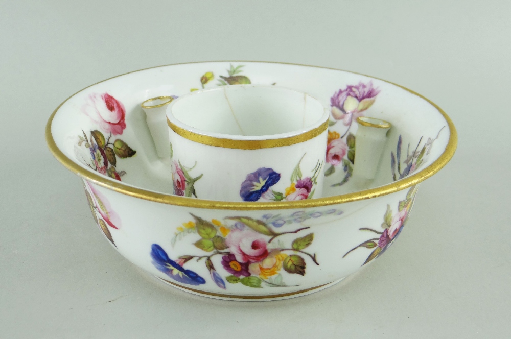 SWANSEA PORCELAIN INKSTAND c.1815-1817