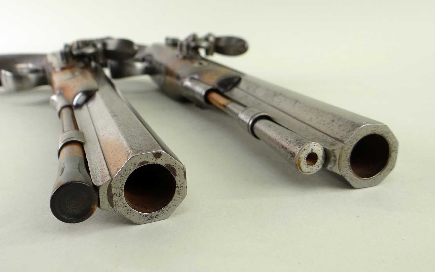 PAIR OF FLINTLOCK DUELLING PISTOLS BY WHEELER, early 19th Century - Image 3 of 14