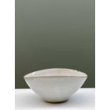 ‡ DAME LUCIE RIE (British/Austrian, 1902-1995): Elliptical Bowl, c. 1960