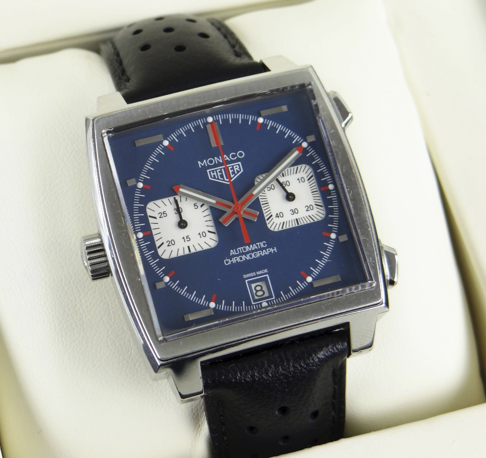 TAG HEUER STAINLESS STEEL CHRONOGRAPH WRISTWATCH, c. 2020 - Image 4 of 6