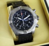 BREITLING TITANIUM AUTOMATIC CHRONOGRAPH WRISTWATCH, c. 2003