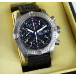 BREITLING TITANIUM AUTOMATIC CHRONOGRAPH WRISTWATCH, c. 2003