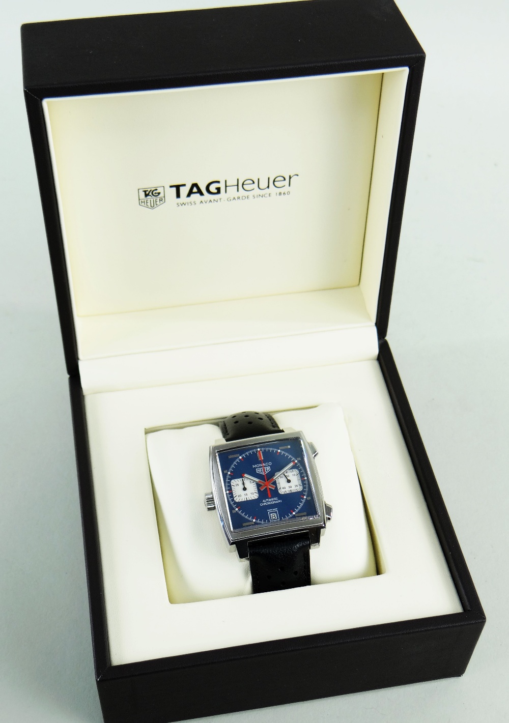 TAG HEUER STAINLESS STEEL CHRONOGRAPH WRISTWATCH, c. 2020 - Image 5 of 6