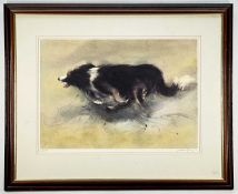 ‡ WILLIAM SELWYN limited edition (61/500) print - sheepdog, signed fully in pencil, 39 x