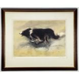 ‡ WILLIAM SELWYN limited edition (61/500) print - sheepdog, signed fully in pencil, 39 x