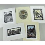 ‡ AFTER KAREN CATER limited edition screenprints - 'John Baleycorn' 69/100, (I) 21 x 16.5cm; '