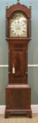 19TH CENTURY SOUTH WALES 8-DAY MAHOGANY LONGCASE CLOCK, D. Lloyd Price, Beaufort, c. 1840, 11 1/